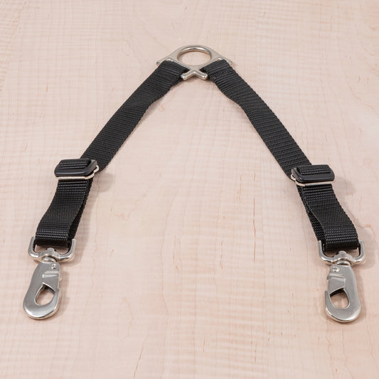 Double Doggie Leash - Black