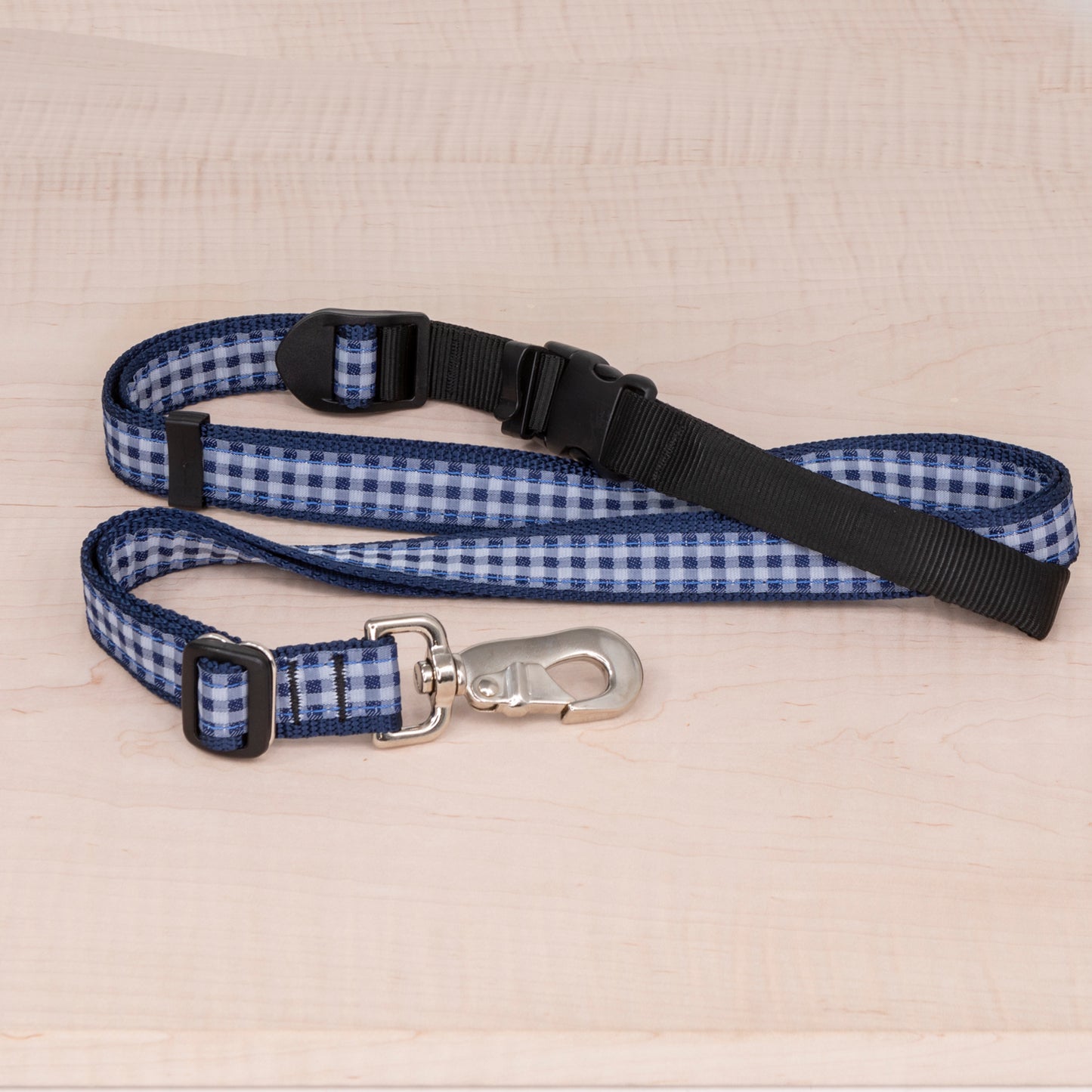 Sports Doggie Leash - Blue Check