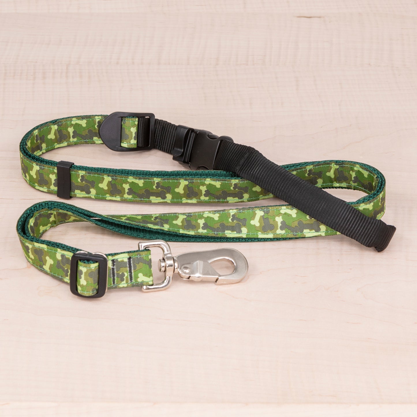 Sports Doggie Leash - Green Camo