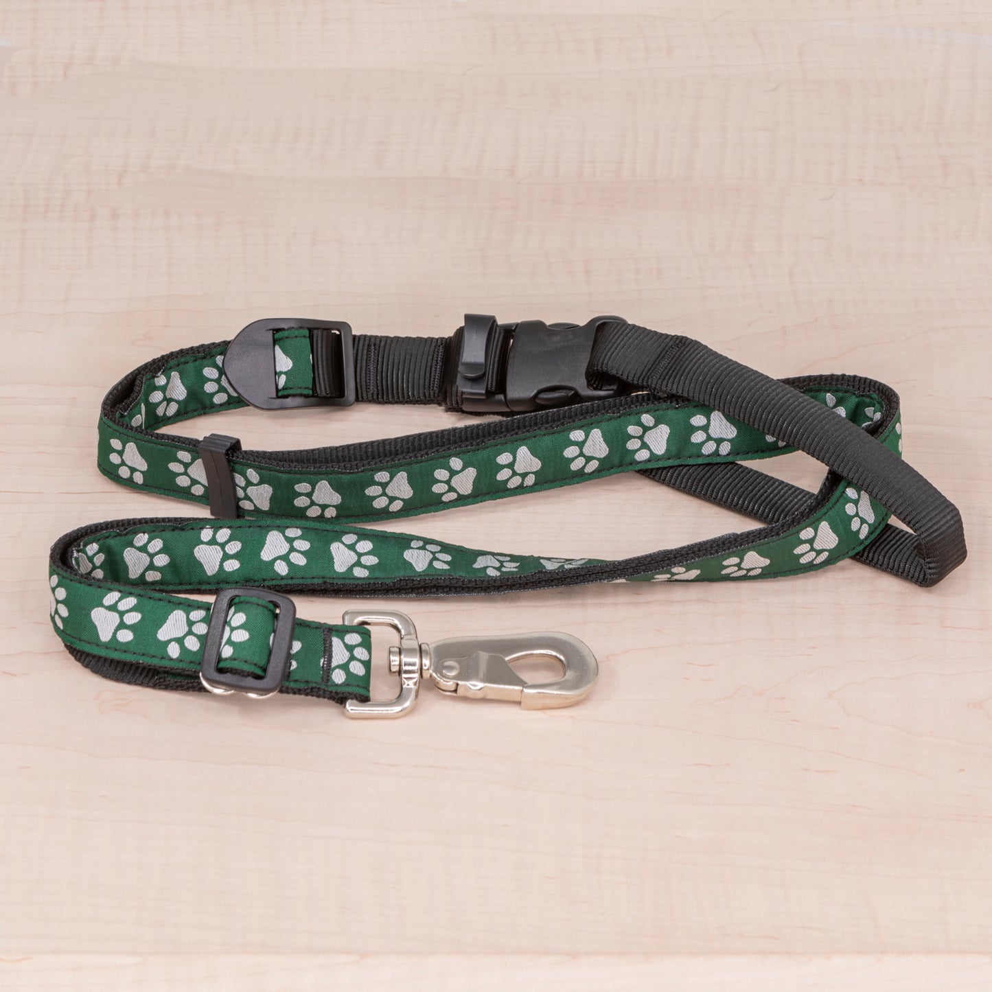 Sports Doggie Leash - Reflective Paws Green