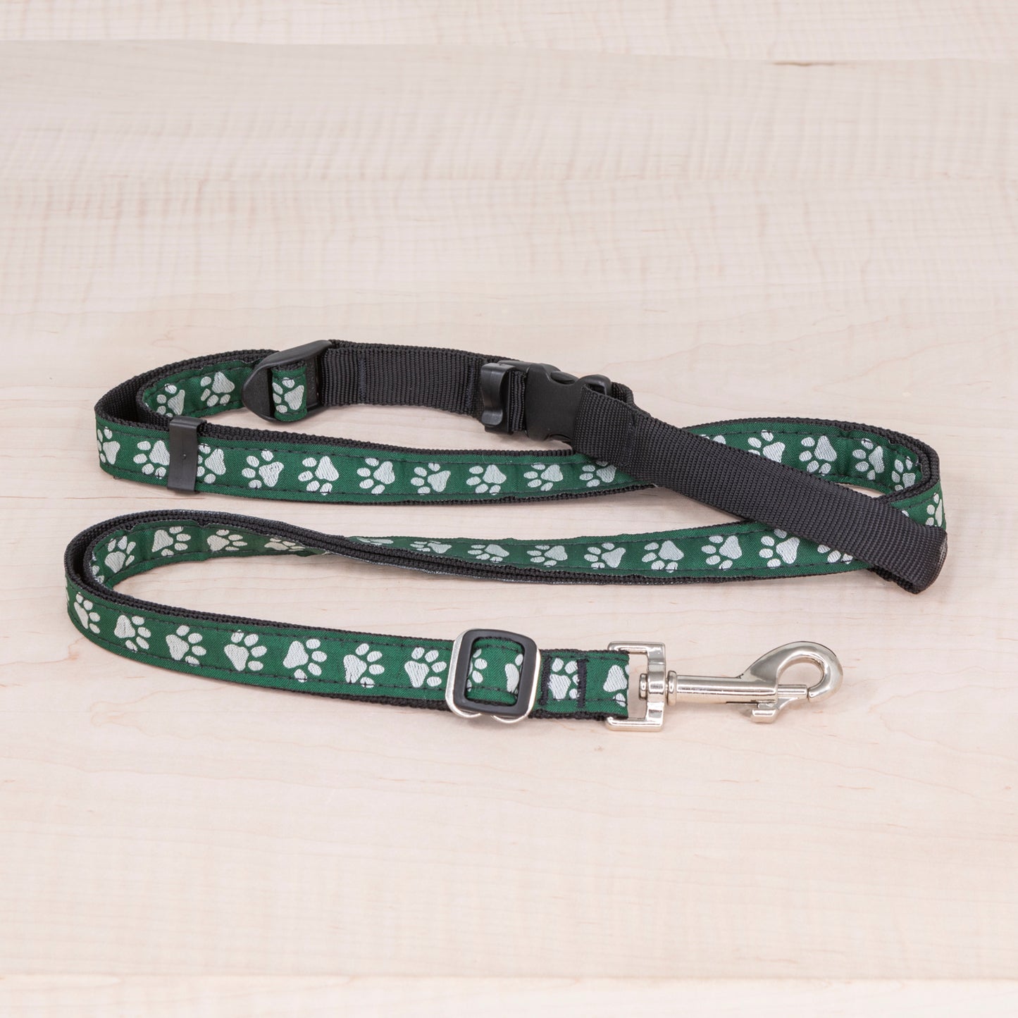Sports Doggie Leash - Reflective Paws Green