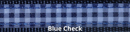 Sports Doggie Leash - Blue Check