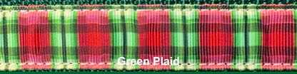 Bungee Leash - Green Plaid