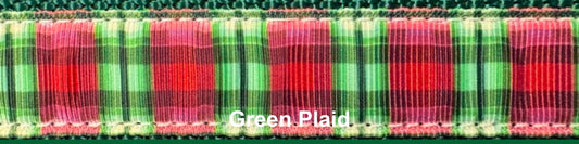 Sports Doggie Leash - Green Plaid