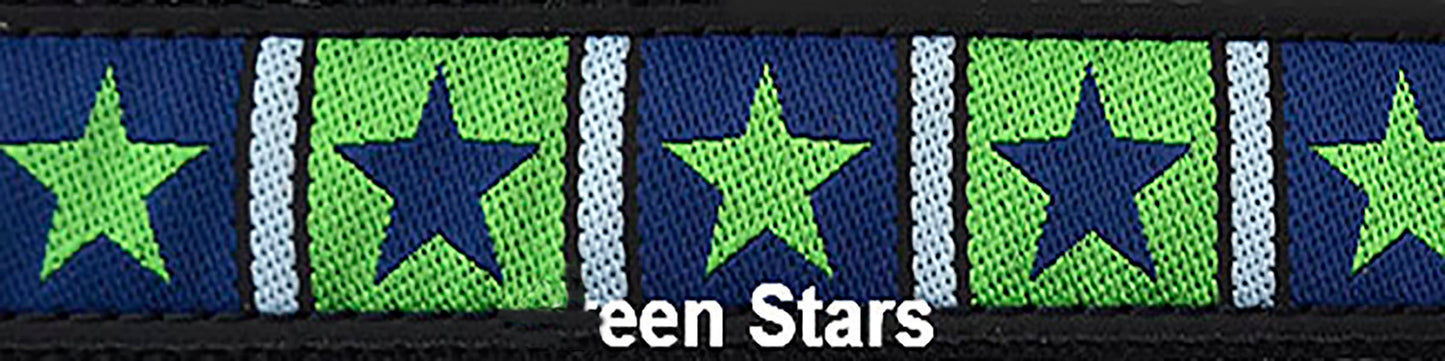 Limited Slip Collar - Green Stars