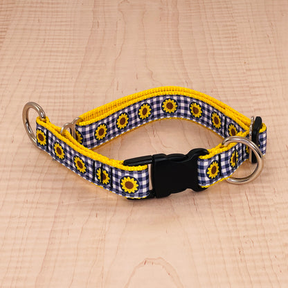 Limited Slip Collar - Sunflower Check