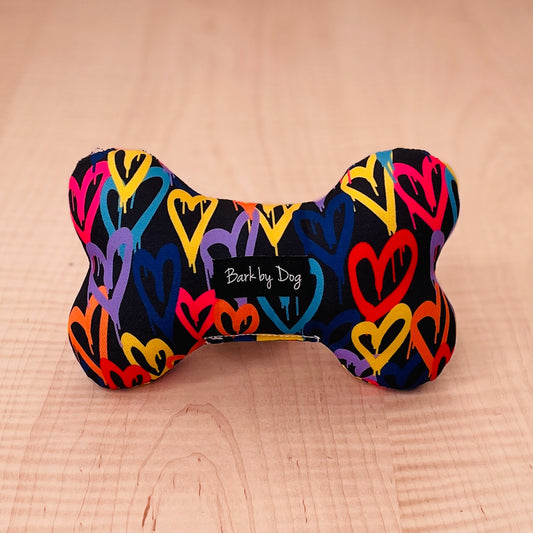 Squeaky Dog Bone Plush