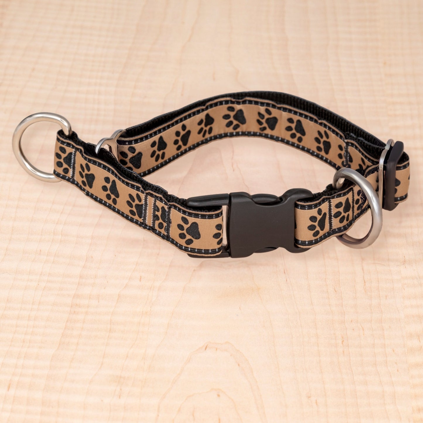 Limited Slip Collar - Paws Tan