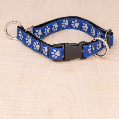 Limited Slip Collar - Reflective Paws Royal