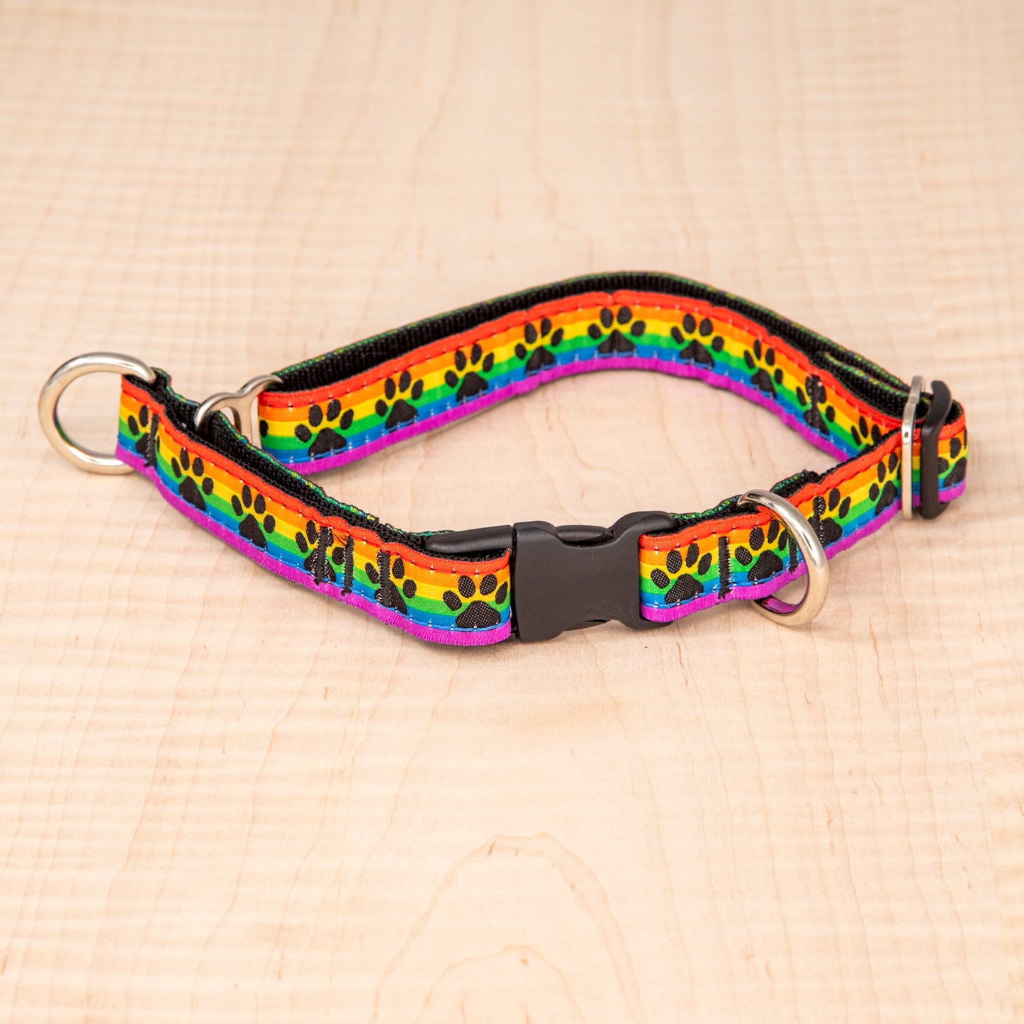 Limited Slip Collar - Rainbow Paws