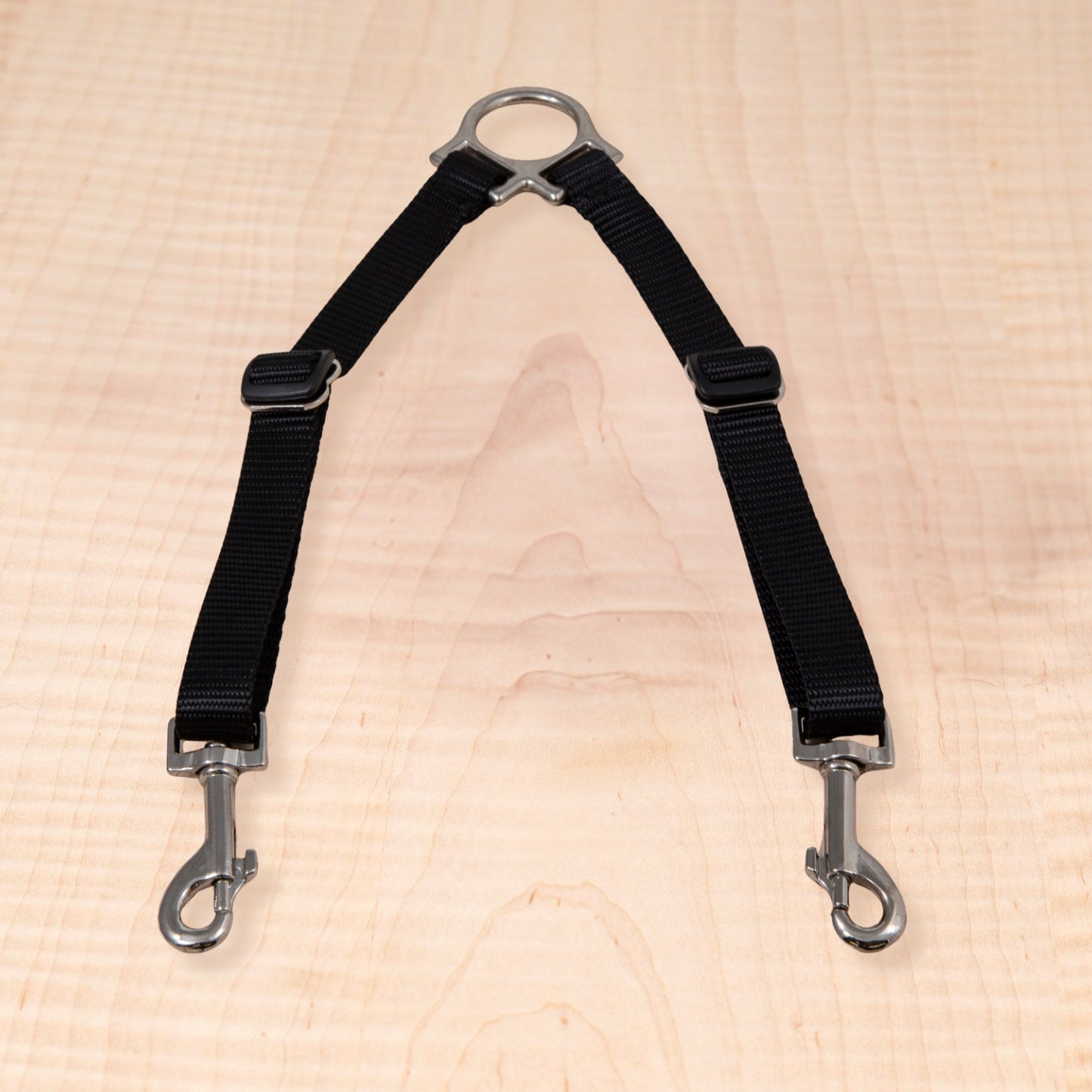 Double Doggie Leash - Black