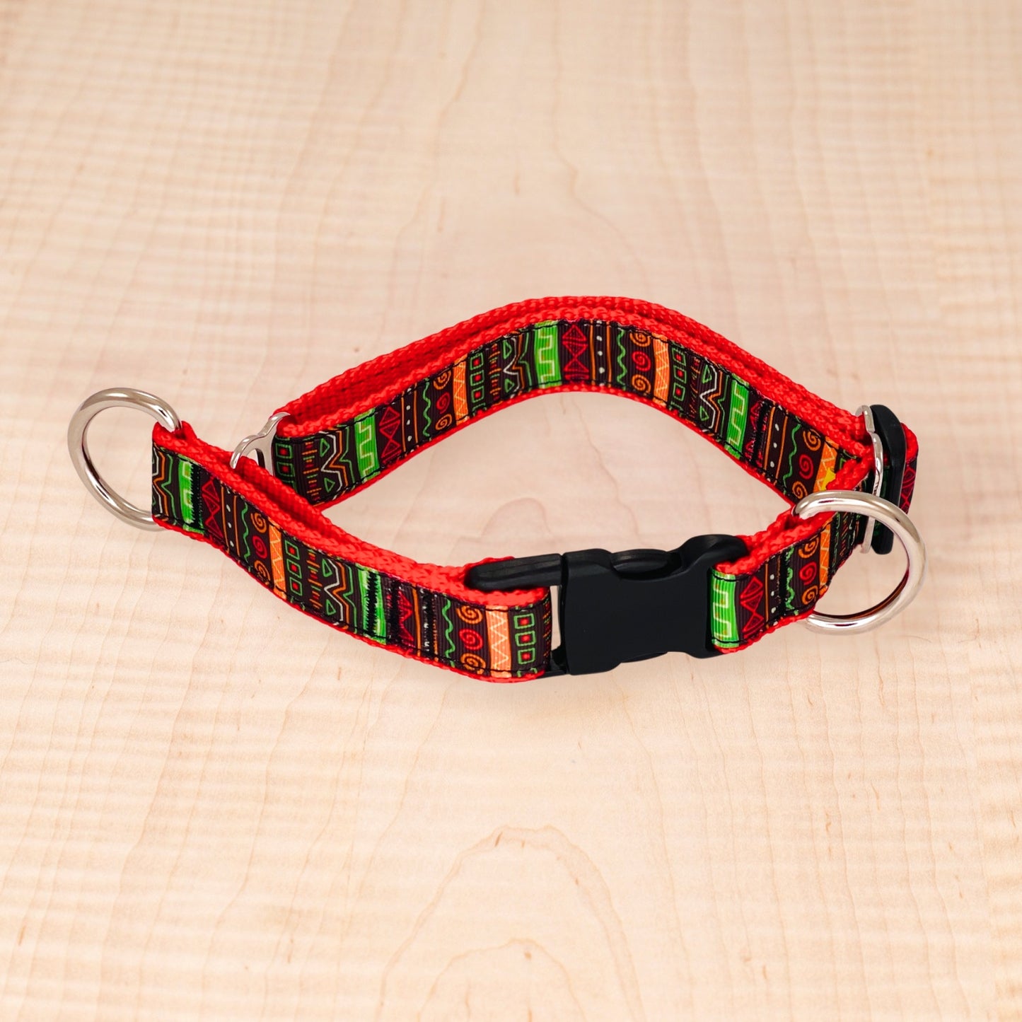 Limited Slip Collar - Geometric Red