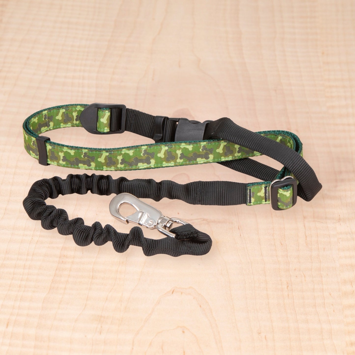 Super Bungee Leash - Green Camo