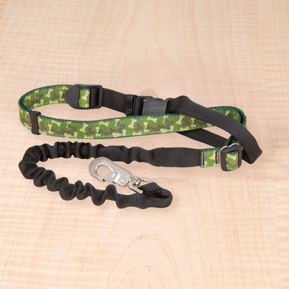 Super Bungee Leash - Green Camo