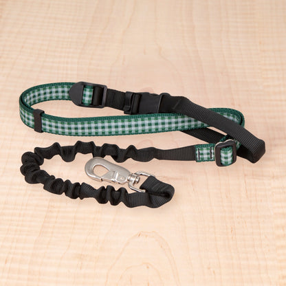 Super Bungee Leash - Green Check