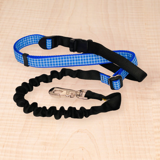 Super Bungee Leash - Royal Check