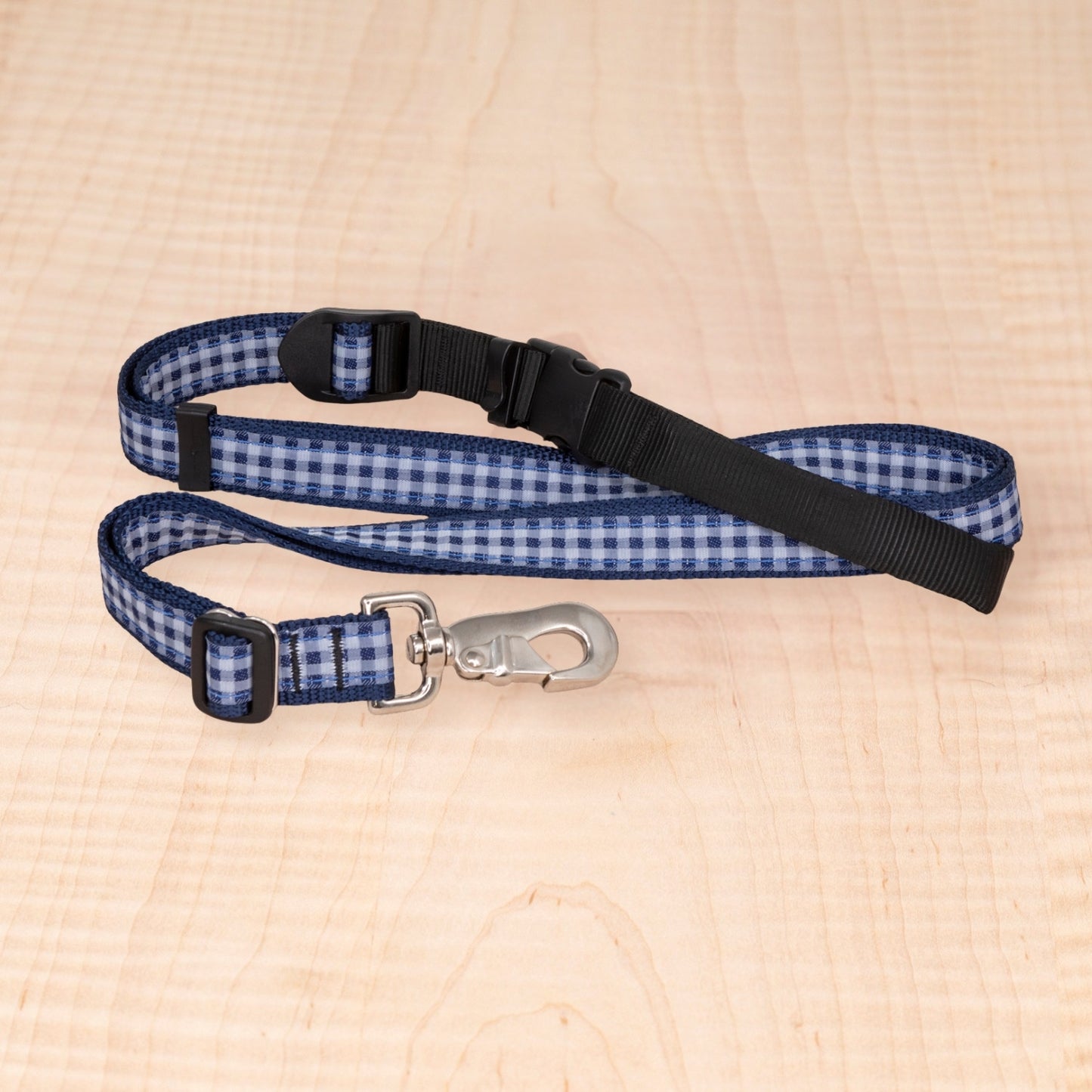 Sports Doggie Leash - Blue Check