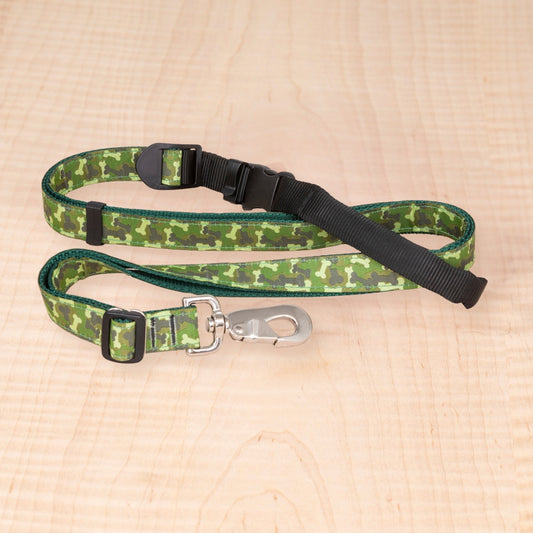 Sports Doggie Leash - Green Camo