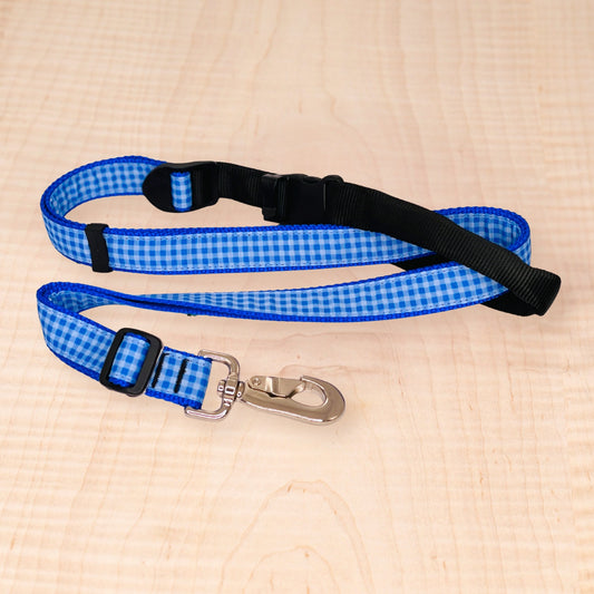 Sports Doggie Leash - Royal Check