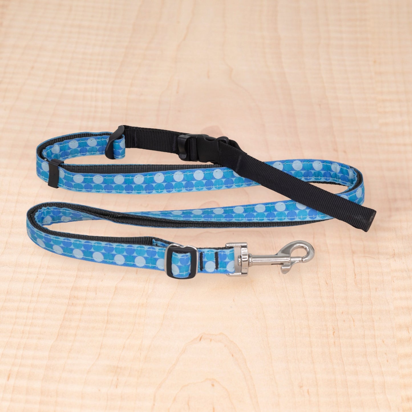 Sports Doggie Leash - Aqua Dots