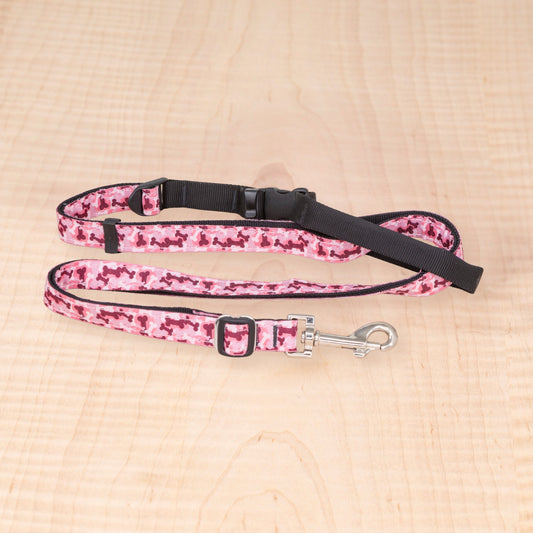 Sports Doggie Leash - Pink Camo