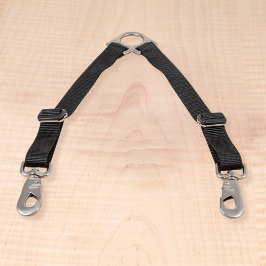 Double Doggie Leash - Black