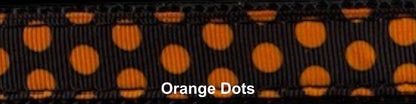 Limited Slip Collar - Orange Dots