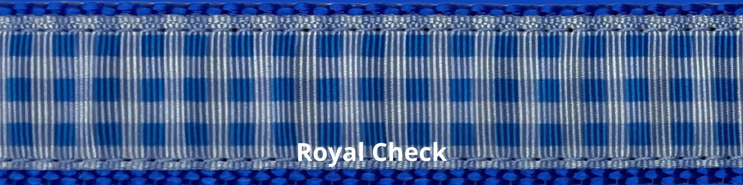 Bungee Leash - Check Royal
