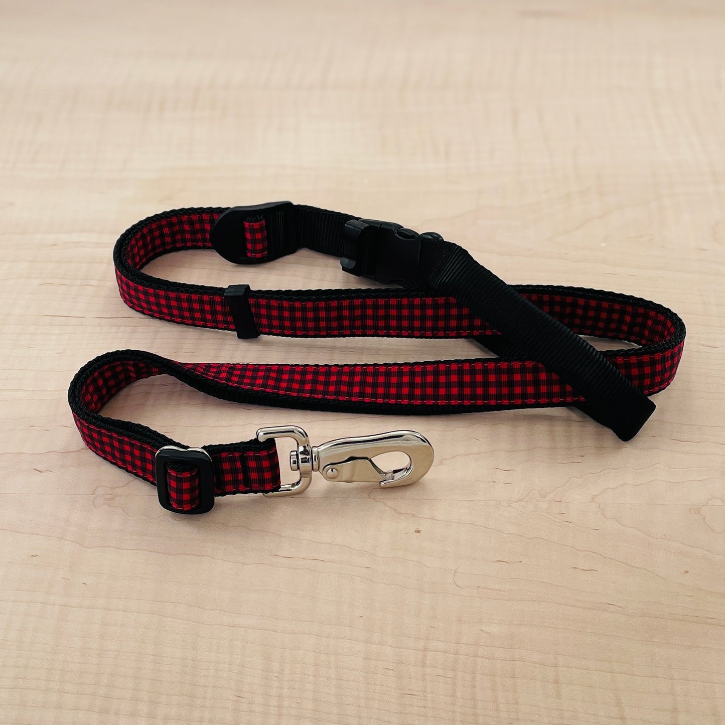 Sports Doggie Leash -  Buffalo Plaid