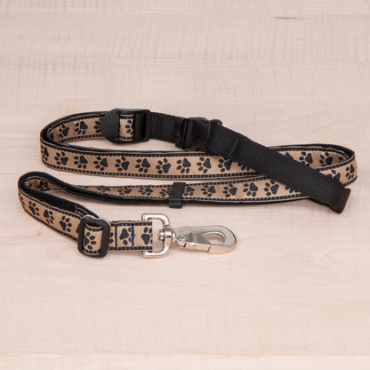 Sports Doggie Leash - Paws Tan