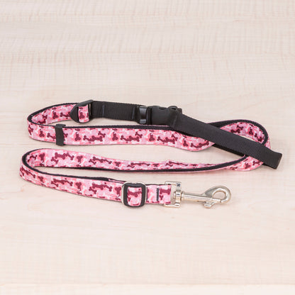 Sports Doggie Leash - Pink Camo