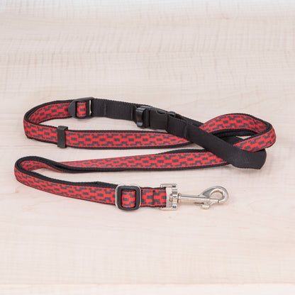 Sports Doggie Leash - Red Woven