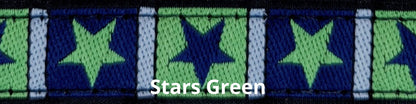 Sports Doggie Leash - Stars Green