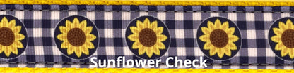 Limited Slip Collar - Sunflower Check